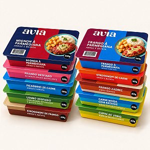 Kit Quinzena Avia – 10 Marmitas 300g