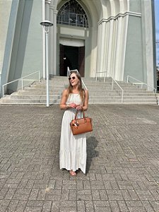 Vestido linho off white