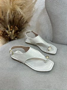Sandália Dedo Chic Off White