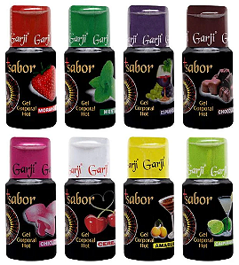 + Sabor Hot Gel Comestível 15Ml Garji