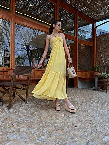 Vestido Copacabana - Amarelo