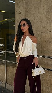 Body Degagê com Aro Dourado Feminino