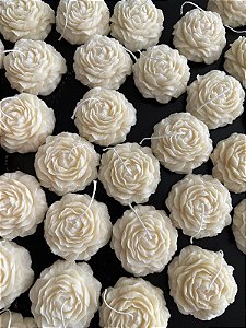 Vela Aromática Flor Peônia/ Lembrancinha/ Vela Decorativa