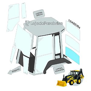 Vidro Vigia Inferior - John Deere - 310K/310L - T201953