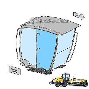 Vidro Porta Direita New Rolland RG140B (Nova) 84406911