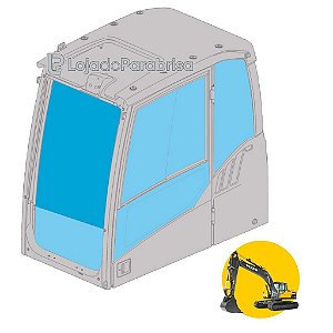 Vidro Parabrisa Superior Escavadeira Volvo EC220D