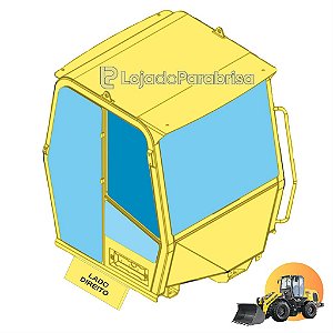 Vidro Janela Direita Superior Carregadeira 12D 84575371