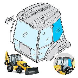 Vidro Lateral Traseiro Esquerdo Sup LB90 B90B B95B B110 - 85801628