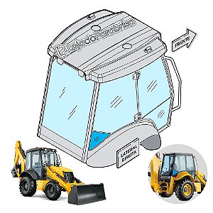 Vidro Inferior Traseiro Direito LB90 B90B B95B B110 - 85801630