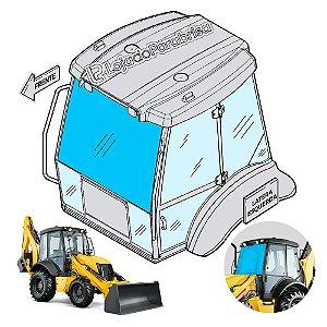 Vidro Para-brisa Superior LB90 B90B B95B B110 - 85801621