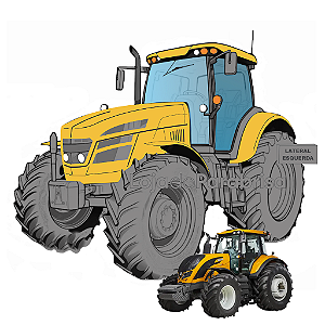 Vidro da Porta Esquerda Trator Valtra CT250