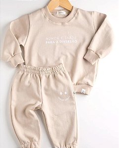 Conjunto Moletom Peluciado - Saara