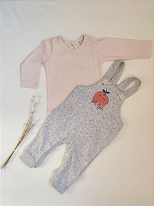 Conjunto Jardineira Lady Apple