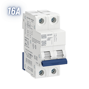 Disjuntor Bipolar 16a Termomagnético Curva C - WEG