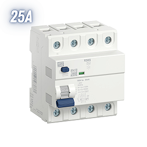 Interruptor Diferencial Residual Idr 30ma 4 Polos Elgin 25a - Weg