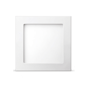 Luminária Painel LED Quadrado Embutir 18W 6500K Branca Fria Bivolt Elgin