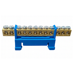 Barram. Neutro c Sup. para Trilho - 12P