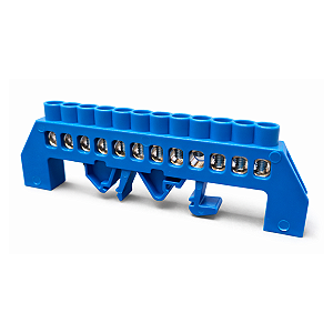 Barram. N Fech. para Trilho DIN - 12P