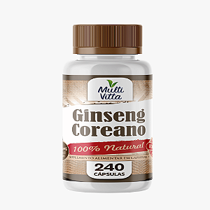 GINSENG COREANO 240 CAPS MULTIVITTA