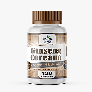 GINSENG COREANO 120 CAPS MULTIVITTA