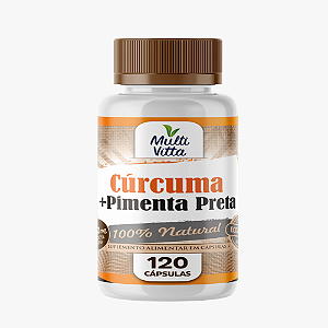 CURCUMA C/ PIMEMTA PRETA 120 CAPS MULTIVITTA