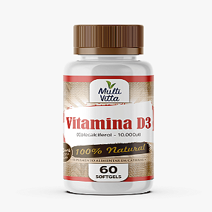 VITAMINA D3 60 CAPS MULTIVITTA