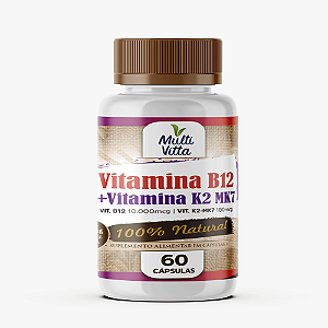 VITAMINA B 12+VITAMINA K2 MK7 60 CAPS MULTIVITTA