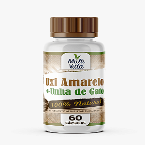 UXI AMARELO + UNHA DE GATO 60 CAPS MULTIVITTA