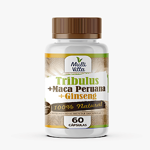 TRIBULUS+MACA PERUANA +GINSENG 60 CAPS MULTIVITTA