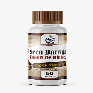 SECA BARRIGA BLEND DE HIBISCO 60 CAPS MULTIVITTA