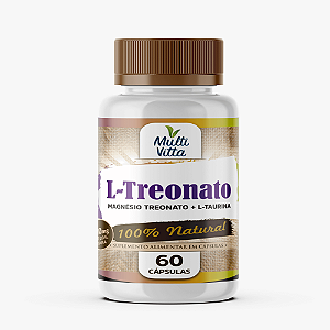 L-TREONATO+ MAGNÉSIO TREONATO+L-TAURINA 60 CAPS MULTIVITTA