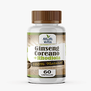 GINSENG COREANO +RHODIOLA  60 CAPS MULTIVITTA