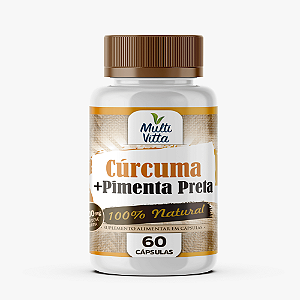 CURCUMA C/ PIMEMTA PRETA 60 CAPS MULTIVITTA