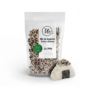 Mix de Gergelim Branco e Preto Torrado 200g TLC Tudo Low Carb