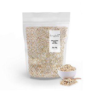 Aveia em Flocos Grossos Sem Glúten 1 Kg Cerealistas Brasil