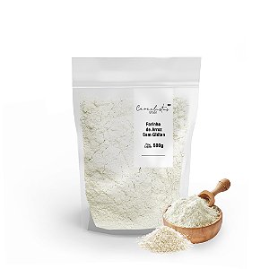 Farinha de Arroz Branca Sem Glúten 500g Cerealistas Brasil
