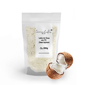 Leite de Coco em Pó (Sem Açúcar) 200g Cerealistas Brasil