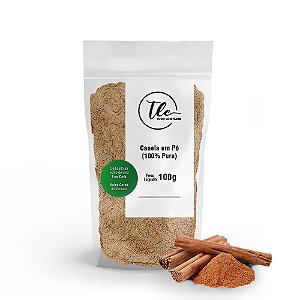 Canela em Pó (100% Pura) 100g TLC Tudo Low Carb