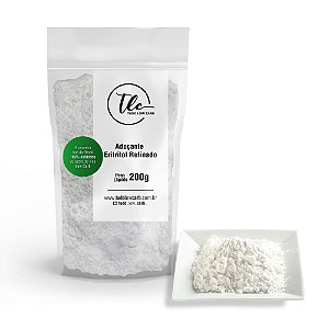 Eritritol em Pó Adoçante Refinado 200g TLC Tudo Low Carb