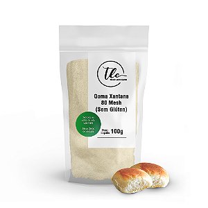Goma Xantana 80 Mesh 100g (sem glúten) TLC Tudo Low Carb