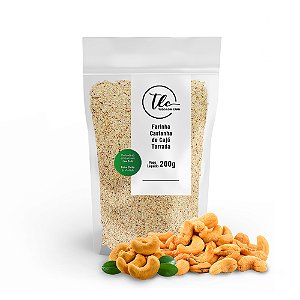Farinha de Castanha de Caju Torrada Sem Glúten 200g TLC Tudo Low Carb