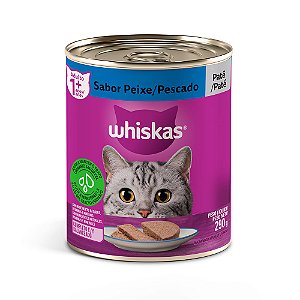 Lata Whiskas Gatos Adultos Peixe 290g