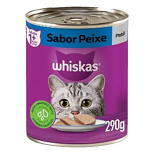 Whiskas Lata Pate Gato Adulto Peixe 290 G