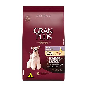 Granplus Menu Caes Senior RaÇas Pequenas Frango E Arroz 3kg