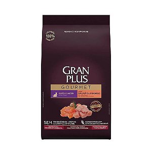 Granplus Gourmet Gatos Filhotes SalmÃo E Frango 1kg