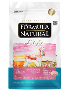 Formula Natural Life Caes Adulto Porte Mini E Pequeno 7kg
