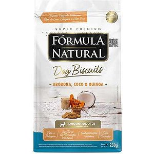 Biscoito Formula Natural Caes Porte Pequeno Abobora 250g
