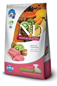 Nd Tropical Selection Caes Filhote Porte Pequenas Suino 2,5kg