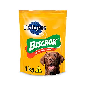 Biscoito Pedigree Biscrok 500g Racas Grande Leite