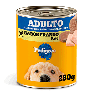 Lata Pedigree Caes Adulto Frango 280g